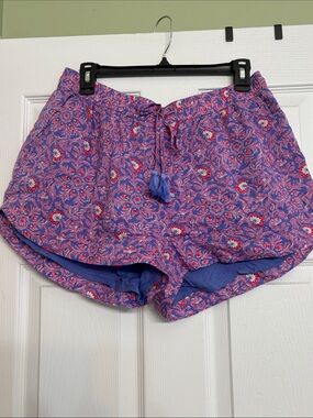 Vineyard Vines Purple Floral Drawstring Women’s Shorts